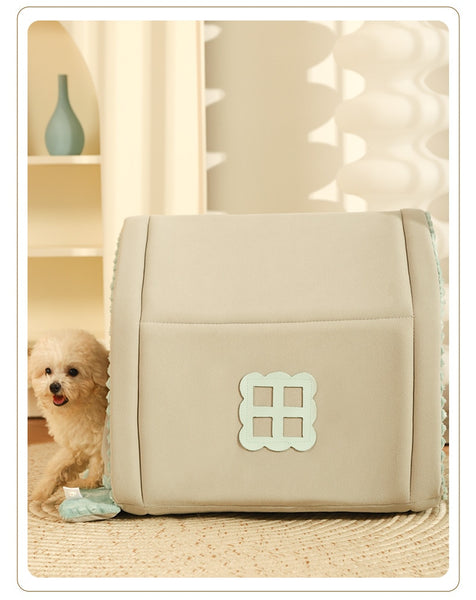 CUCCIA PER CANI MORBIDA IN PELO CAPANNINA