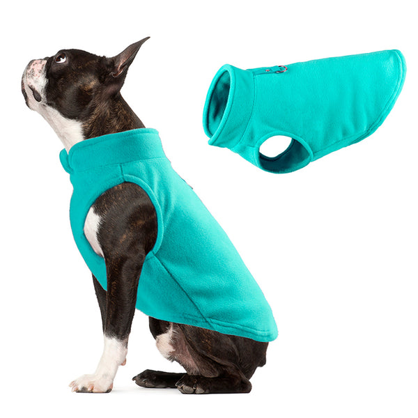 Smanicato per cani in pile color