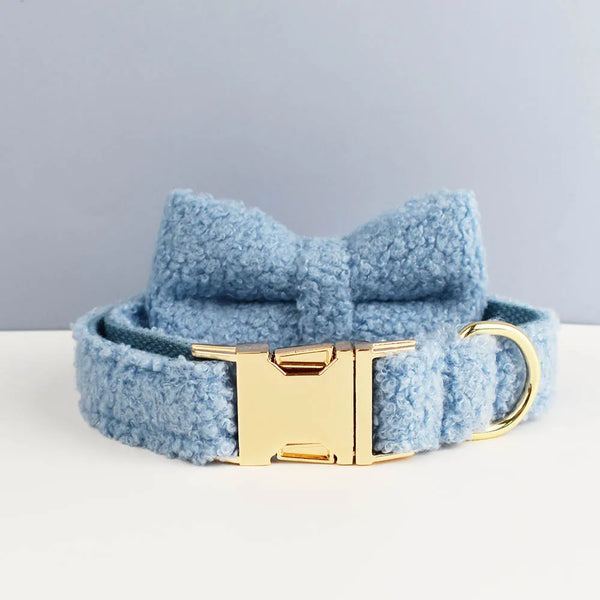 PERSONALIZZABILE - SET COLLARE PER CANI Boucle Celeste