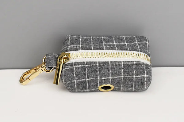 Personalizzabile - set pettorina per cani quadri grigio