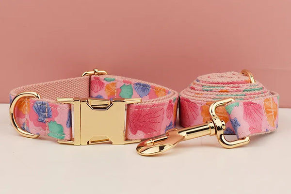 Personalizzabile - set pettorina per cani conchiglie