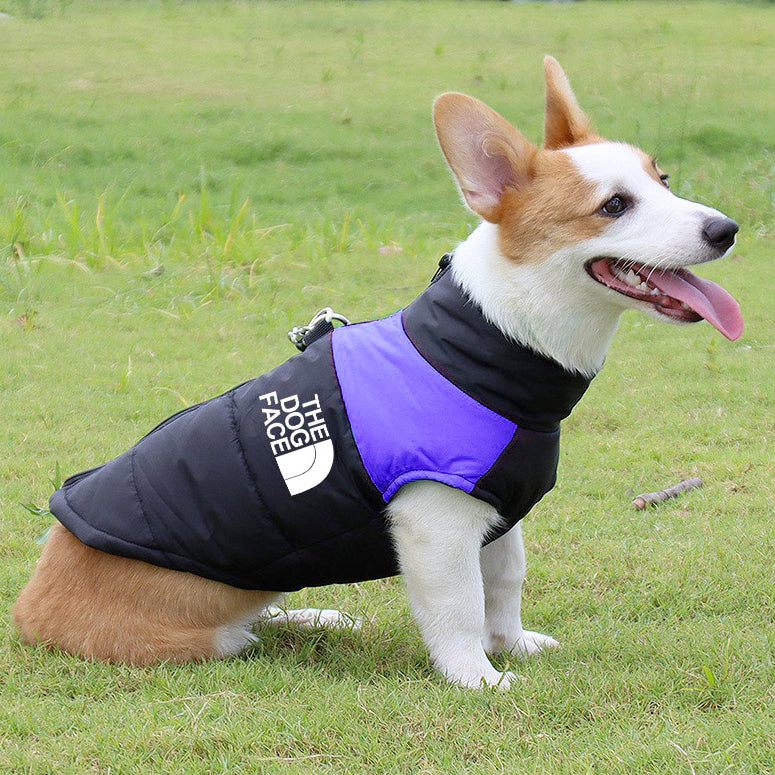 GIUBBOTTO PER CANI SMANICATO BICOLOR