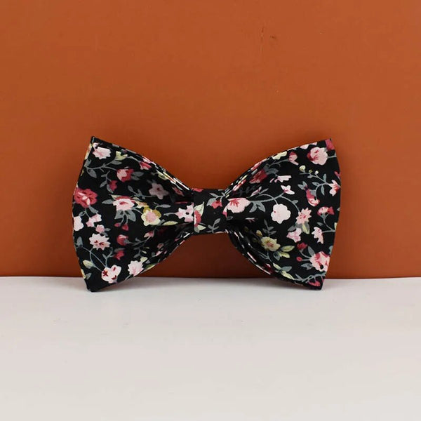 Personalizzabile - set pettorina per cani fiori nero
