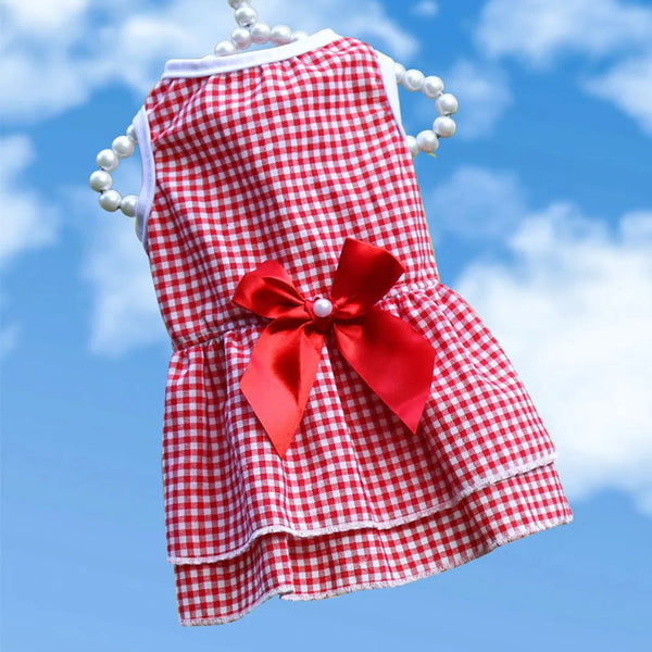 Vestito per cani elegante con maxi fiocco