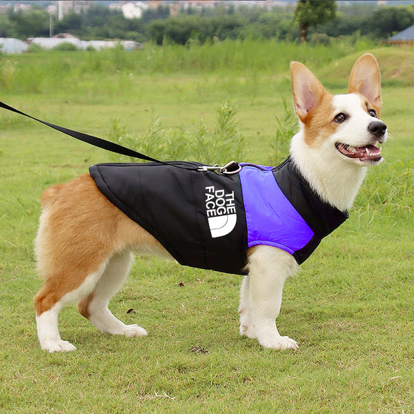 GIUBBOTTO PER CANI SMANICATO BICOLOR