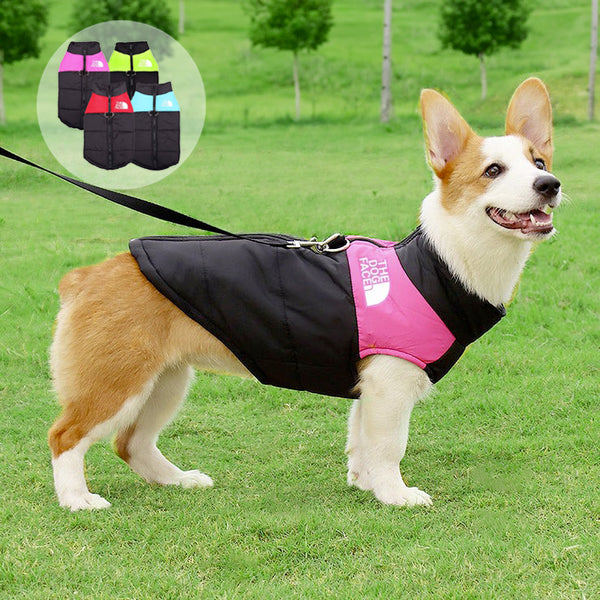 GIUBBOTTO PER CANI SMANICATO BICOLOR - new