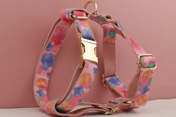 Personalizzabile - set pettorina per cani conchiglie