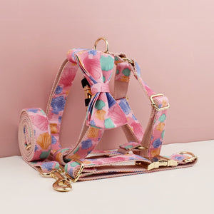 Personalizzabile - set pettorina per cani conchiglie