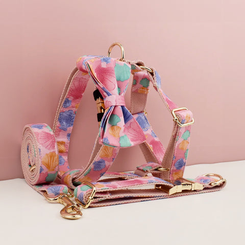 Personalizzabile - set pettorina per cani conchiglie