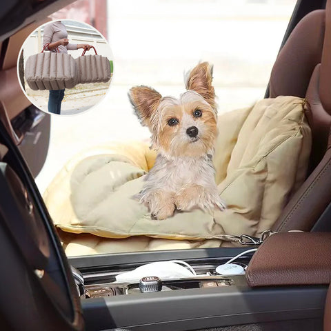 Trasportino per cani imbottito da viaggio con cuscino