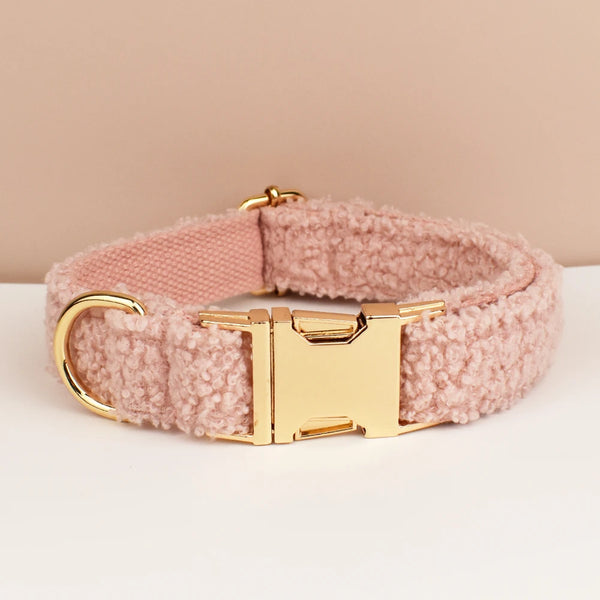 PERSONALIZZABILE - SET COLLARE PER CANI Boucle Rosa