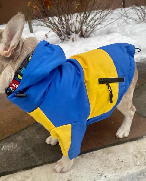 Impermeabile felpato anti pioggia per cani Bonapet