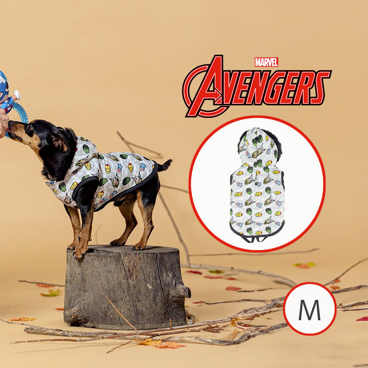 Cappotto per Cani The Avengers Grigio M