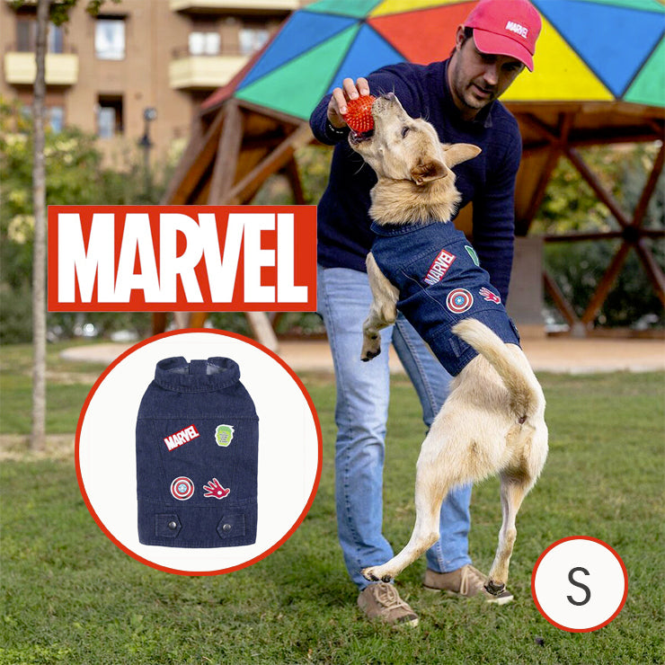 Giacca per cani Marvel Jeans S