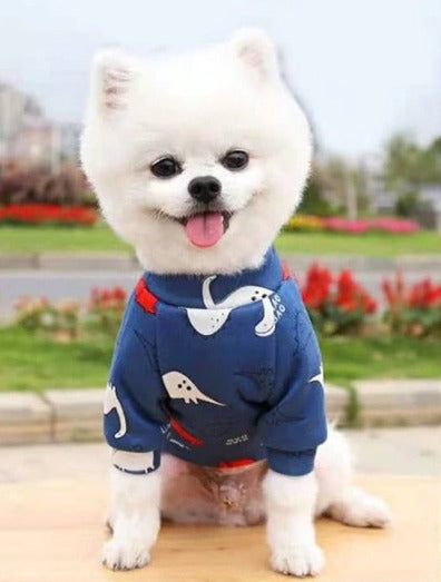 VESTITO PER CANI FELPATO ANIMAL SKETCH