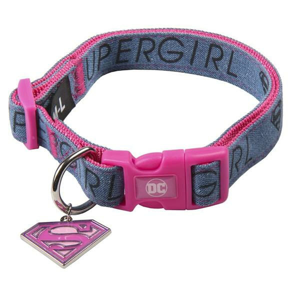 Collare per Cani Supergirl Rosa XS