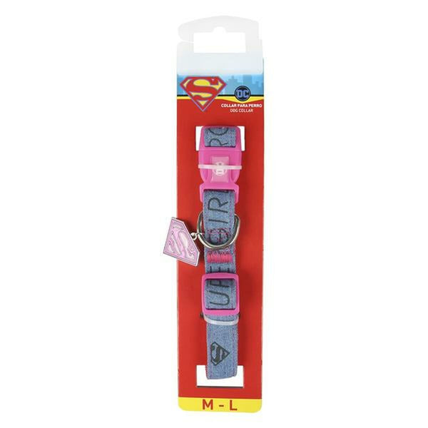 Collare per Cani Supergirl Rosa XS
