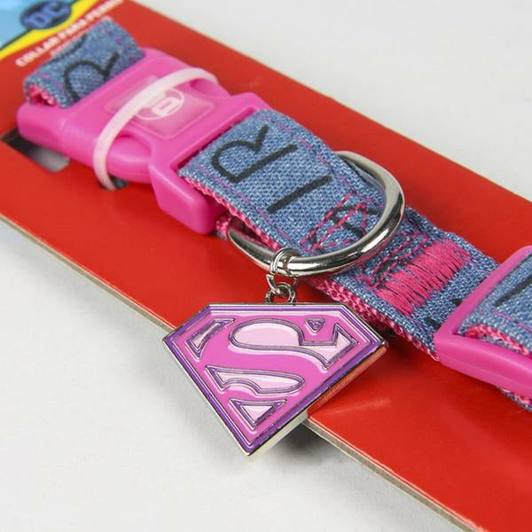 Collare per Cani Supergirl Rosa XS