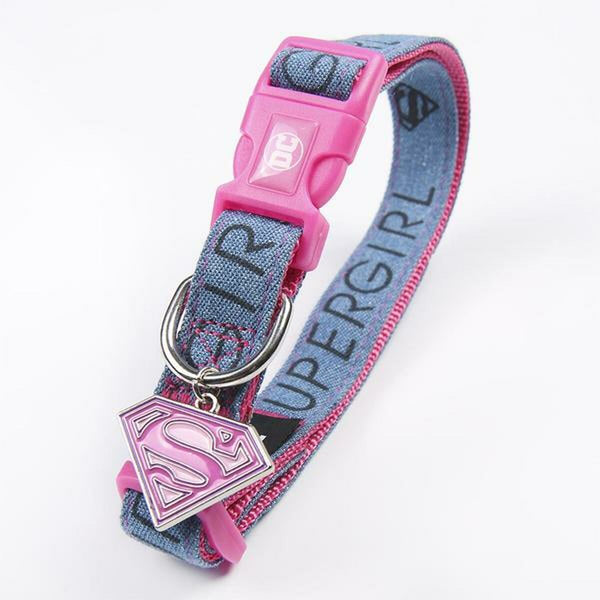 Collare per Cani Supergirl Rosa XS