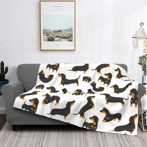 COPERTA DI PILE BASSOTTI