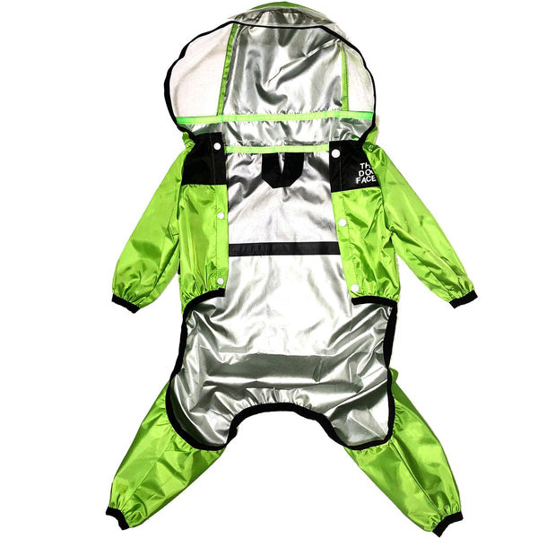 IMPERMEABILE PER CANI CON CAPPUCCIO Fluo