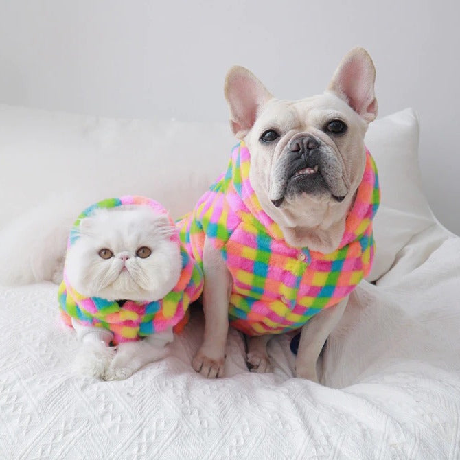 <transcy>FLUO FUR DRESS FOR DOGS AND CATS </transcy>