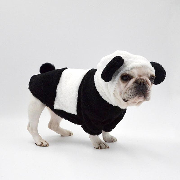 DRESS FOR HALLOWEEN PANDA DOGS
