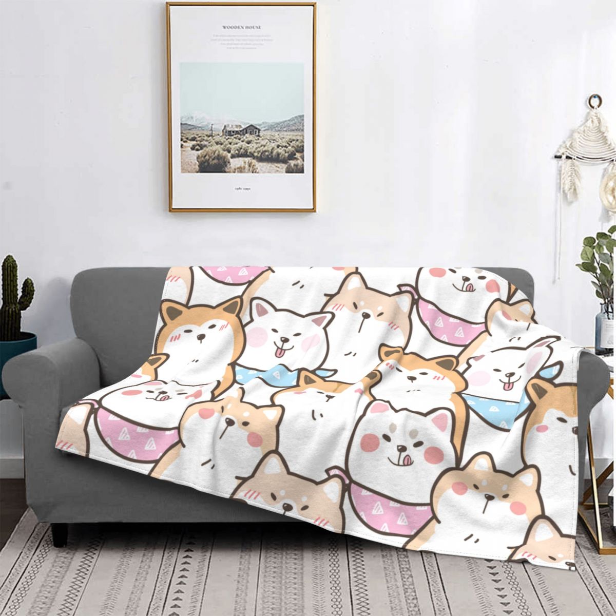 COPERTA DI PILE SHIBA INU