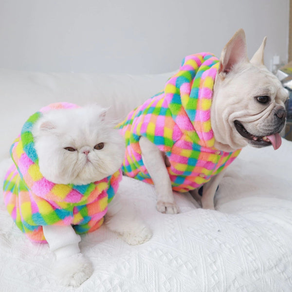 <transcy>FLUO FUR DRESS FOR DOGS AND CATS </transcy>