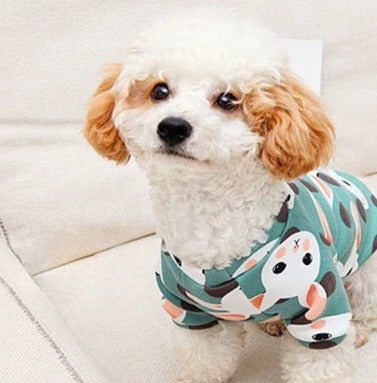 VESTITO PER CANI FELPATO ANIMAL SKETCH