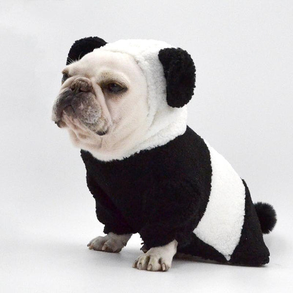 DRESS FOR HALLOWEEN PANDA DOGS