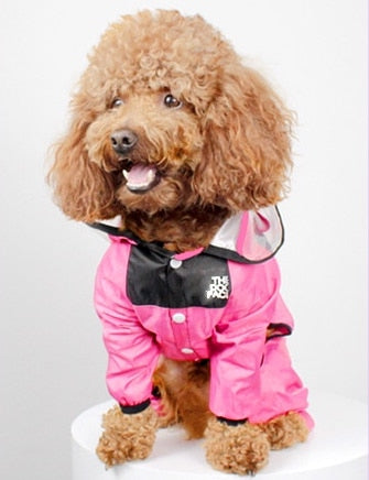 IMPERMEABILE PER CANI CON CAPPUCCIO Fluo