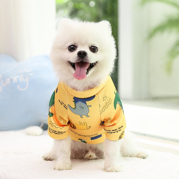 VESTITO PER CANI FELPATO ANIMAL SKETCH
