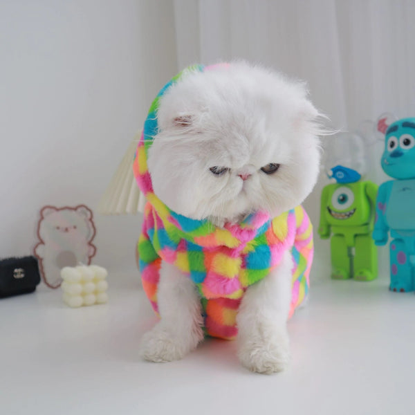 <transcy>FLUO FUR DRESS FOR DOGS AND CATS </transcy>