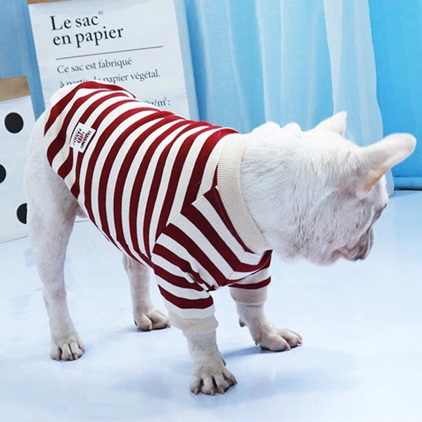 PIGIAMINO PER CANI A RIGHE