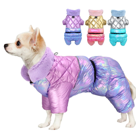 GIUBBOTTO PER CANI IMPERMEABILE CANGIANTE