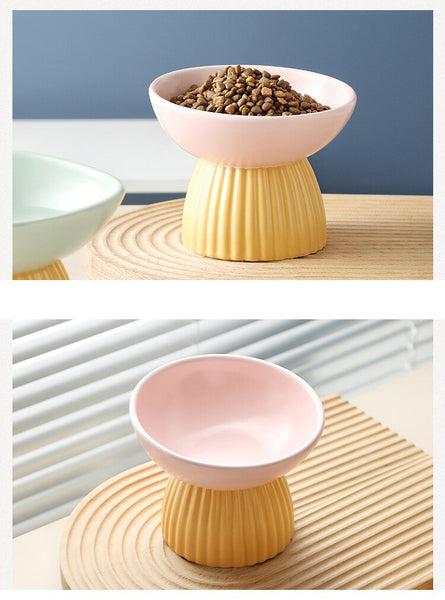 MOMI CERAMIC RAISED BOWL FOR DOGS