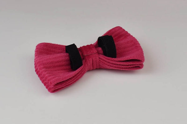 PERSONALIZZABILE - SET COLLARE PER CANI IN VELLUTO ROSA FRAGOLA A COSTE