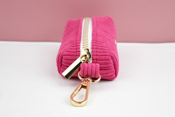 PERSONALIZZABILE - SET PETTORINA PER CANI IN VELLUTO ROSA FRAGOLA A COSTE