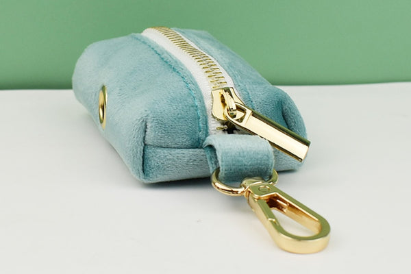 PERSONALIZZABILE - SET PETTORINA PER CANI IN VELLUTO MENTA