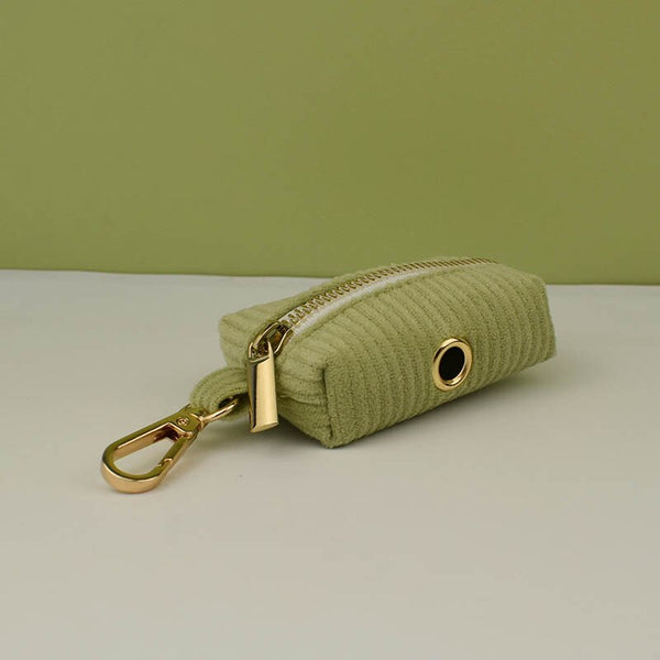 PERSONALIZZABILE - SET COLLARE PER CANI IN VELLUTO PISTACCHIO A COSTE