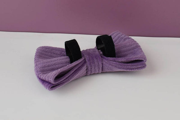 PERSONALIZZABILE - SET COLLARE PER CANI IN VELLUTO VIOLA A COSTE