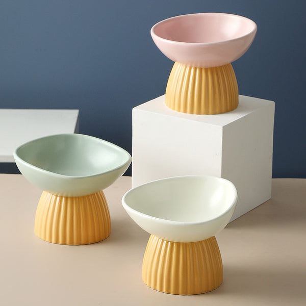 MOMI CERAMIC RAISED BOWL FOR DOGS