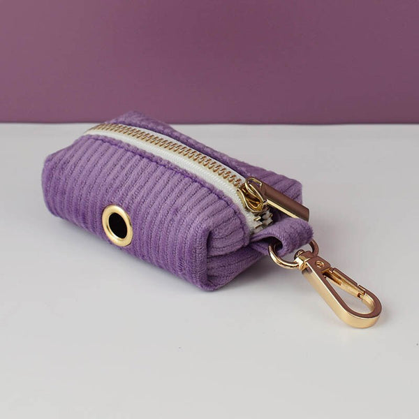 PERSONALIZZABILE - SET COLLARE PER CANI IN VELLUTO VIOLA A COSTE