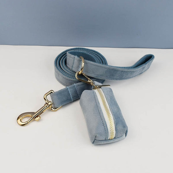 PERSONALIZZABILE - SET PETTORINA PER CANI IN VELLUTO CARTA DA ZUCCHERO