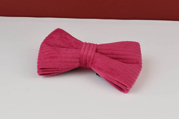 PERSONALIZZABILE - SET COLLARE PER CANI IN VELLUTO ROSA FRAGOLA A COSTE