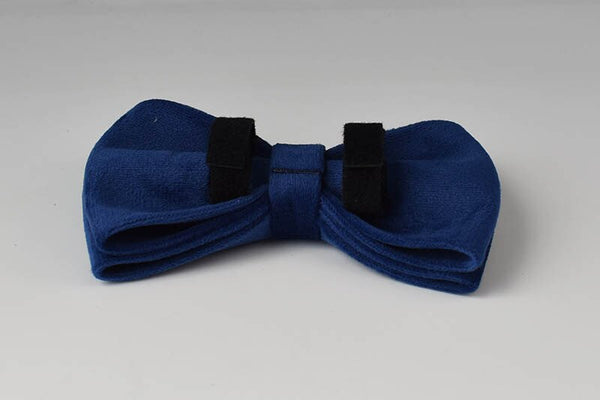 PERSONALIZZABILE - SET COLLARE PER CANI IN VELLUTO BLU