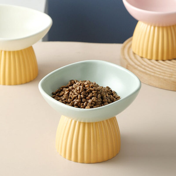 MOMI CERAMIC RAISED BOWL FOR DOGS