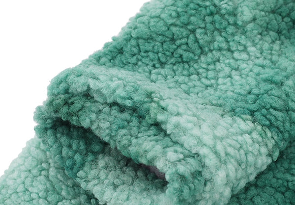 COLORFUL FLEECE FUR JACKET FOR LARGE DOGS