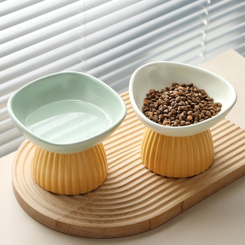 MOMI CERAMIC RAISED BOWL FOR DOGS
